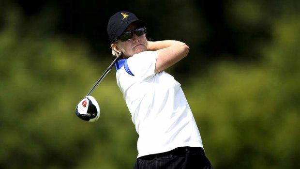 Australia's Karrie Webb is hoping to win her first major title in seven years at the Women's British Open.