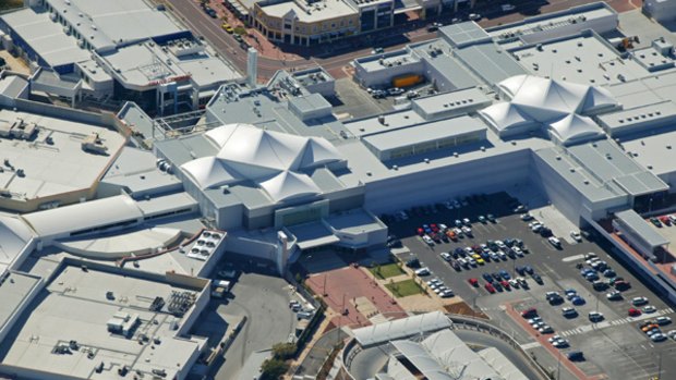The Lakeside Joondalup Shopping Centre in Perth is valued at $450 million.
