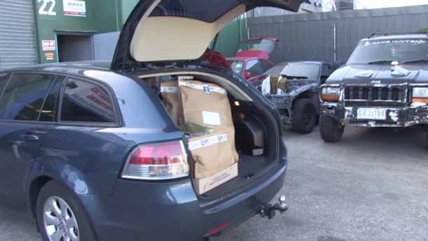 Operation Grote dismantles alleged international drug syndicate with raids across Melbourne in December, 2014. Supplied: Victoria Police