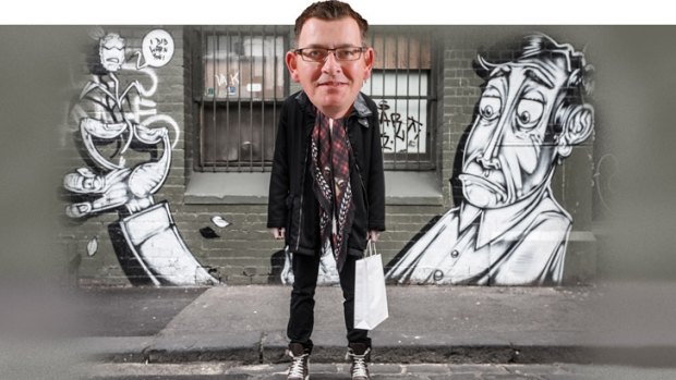 Dan Andrews pitching hard for the hipster vote 