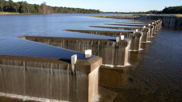 The Grahamstown dam when it was full in 2008.