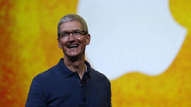 Expensive date: Apple CEO Tim Cook.