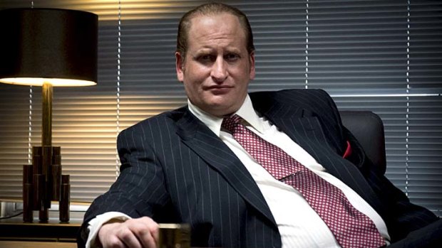 Iconic ... Lachy Hulme as Kerry Packer in <em>Howzat!</em>.