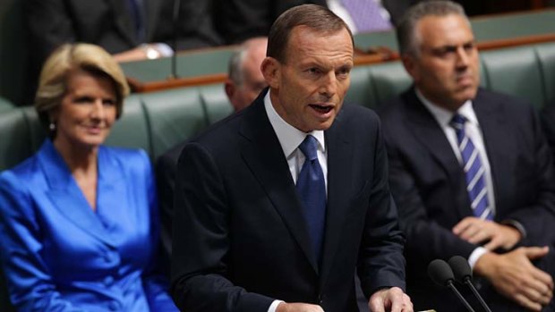 Mr Abbott: Backing unpopular cuts.