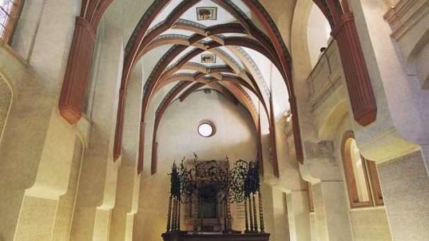 Pinkas Synagogue in the Jewish Quarter.