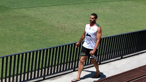 Not going anywhere: Greg Inglis is committed to Souths until the end of the 2017 season.