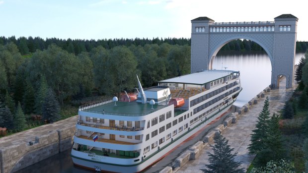 Canal travel: Volga Dream II will cruise between Moscow and St Petersburg.