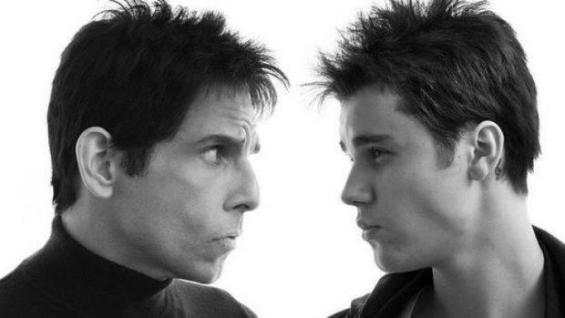 Ben  Stiller and Justin Bieber face off in an image from Stiller's Instagram account, suggesting the singer has joined the cast of <i>Zoolander 2</i>.