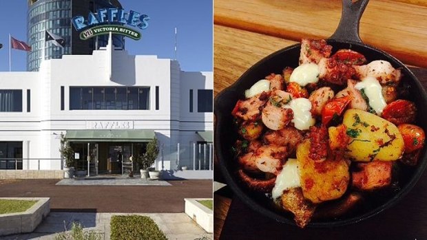 The iconic and revamped Raffles Hotel - the octopus, chorizo and potato dish is fantastic but is it worth the wait?