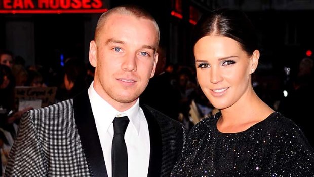 'Raging slut bag' ... Jamie O'Hara was forced to defend his model wife Danielle Lloyd earlier this year after she was insulted by another footballer.