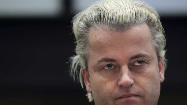 Controversial ... Dutch politician Geert Wilders.