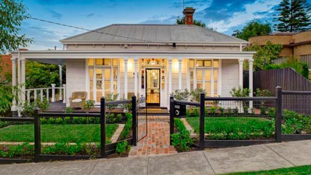 Success story: 32 Bastings Street in Northcote fetched $1.87 million under the hammer on Saturday.