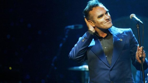 Morrissey performs  at the Wiltern LG in Los Angeles. 