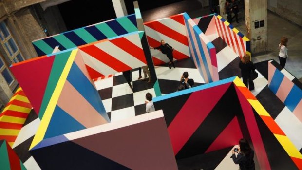 One of Maser's previous "playgrounds": the artist says Sydney will be his biggest.