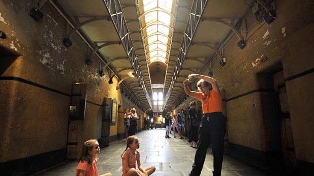 Old rope... Old Melbourne Gaol draws crowds with its tales of hangings.