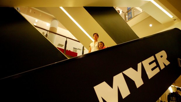 Myer stores are too big and feel sterile, one analyst says.  