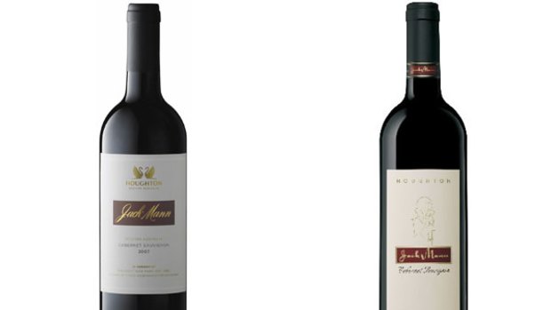 Two of the winning vintages of the Houghton Jack Mann Cabernet Sauvignon.