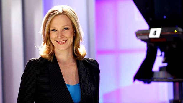 Focused and tenacious ... <i>7.30</i> presenter Leigh Sales bristles with energy.