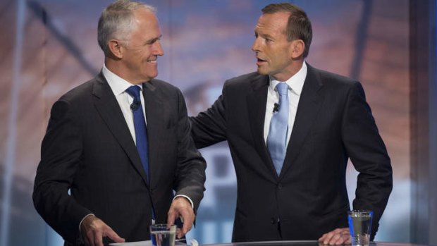 Malcolm Turnbull and Tony Abbott.