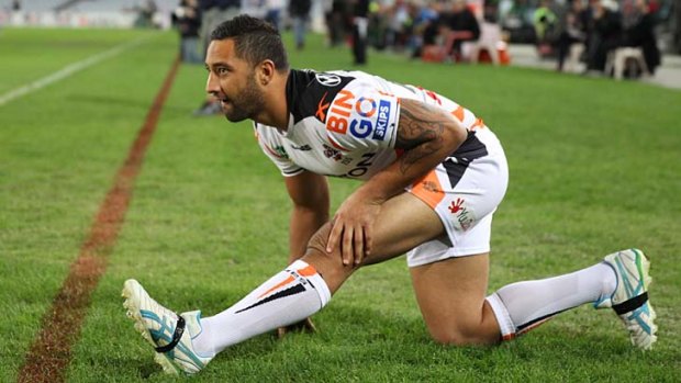 Well rested: Benji Marshall returns to the starting line-up for Wests Tigers.