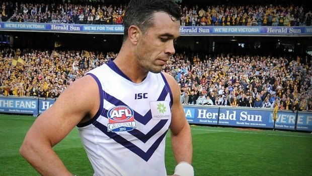 Fremantle's Ryan Crowley has been issued with a show cause notice and has voluntarily accepted a provisional suspension.