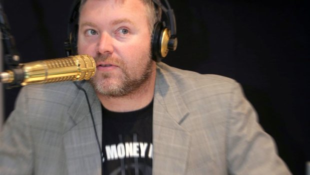 Seen as vulnerable: Kyle Sandilands and the 2Day FM team.