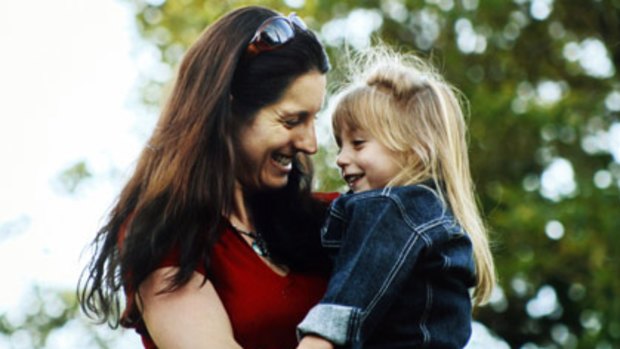 Natasha Davey and three-year old daughter, Jorja, who died in the Black Saturday bushfires.