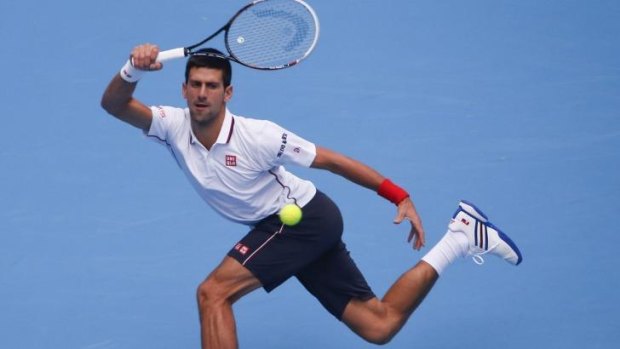Reigning champion Novak Djokovic ousted Grigor Dimitrov 6-2 6-4.