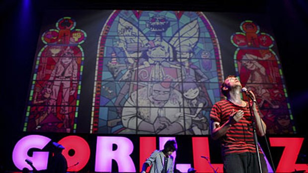'Frankly, astonishing' ... The Gorillaz live in Melbourne were a standout of 2010.