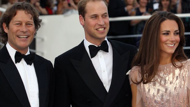 Well connected ... Arpad Busson with Prince William and his wife Catherine.
