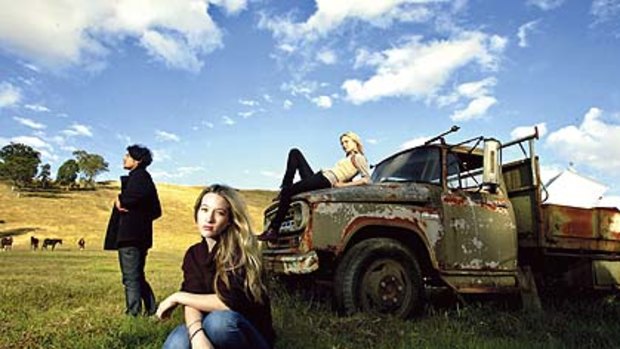 Premiere at Dungog ... Bob Morley, Sophie Lowe and Georgina Haig star with a supernatural truck in the thriller  Road Train.
