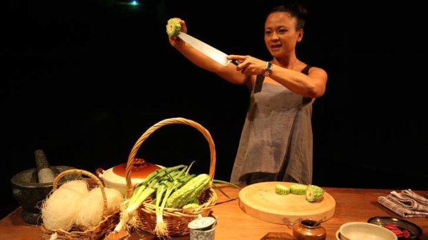 Dinner and a show: Pauline Nguyen in The Serpent's Table.