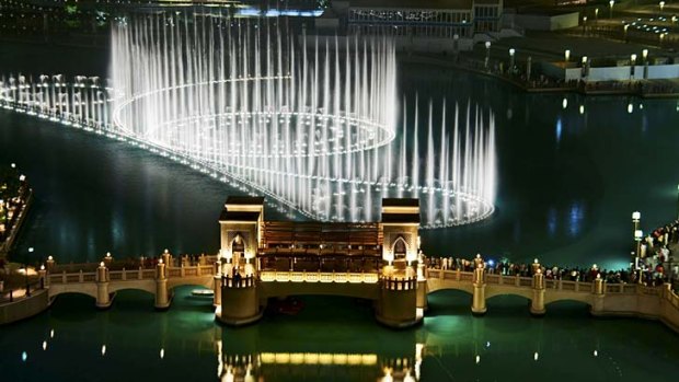 Stunning: Dubai mall fountains.