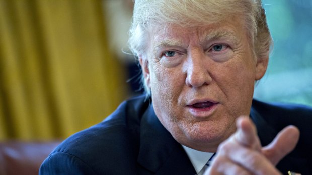 Donald Trump's White House has described North Korea as a "flagrant menace".