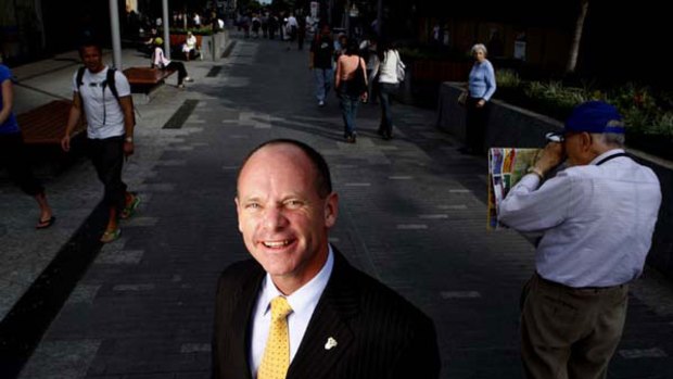 Unwilling to wait for his city’s turn ... the Brisbane lord mayor, Campbell Newman.
