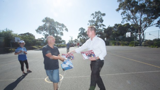 Labor's Paul Edbrooke is "cautiously optimistic" of winning the seat of Frankston.