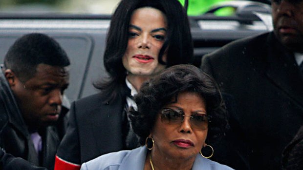 2005: Michael Jackson with his mother, Katherine Jackson.