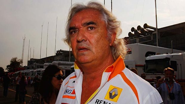 Having his say ... Flavio Briatore.