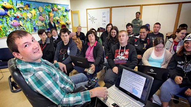 Jarred Marrinon helps young people living with disabilities to become 'webwise'.