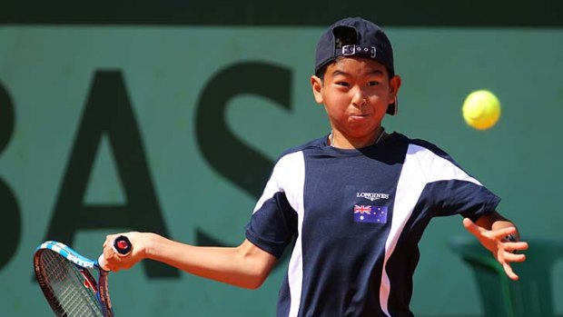 Chase Ferguson, 12, pursues his pro tennis dream.