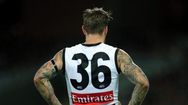 Dabe Swan: Injuries are dogging the Magpie star.
