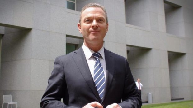 Education Minister Christopher Pyne: Set to announce a higher education and research package in Tuesday's budget.