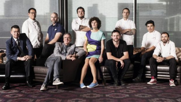 CBD eatery Lalla Rookh and its cheft Joel Valvasori (third from left) are in the running for a spot in Australia's best 100 restaurants.