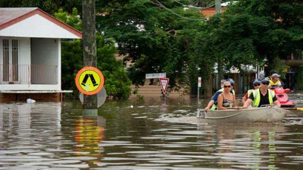 Residents of the Brisbane suburb of Rosalie woke to severe flooding yesterday.