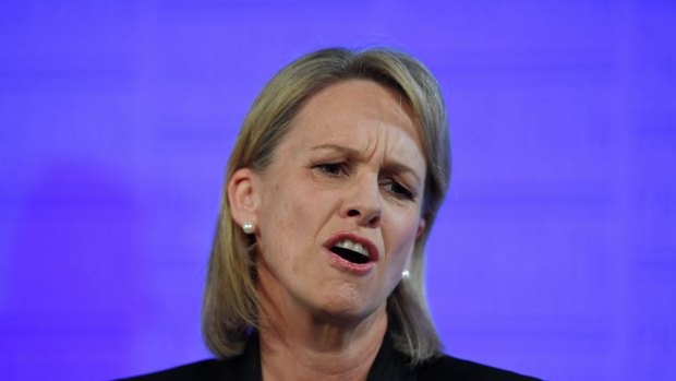 Deputy Nationals Leader Fiona Nash speaks during her address to the National Press Club in Canberra on Wednesday.