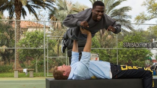 It's impossible to draw the line between homoeroticism and good clean fun in <i>Get Hard</i>, starring Will Ferrell and Kevin Hart.