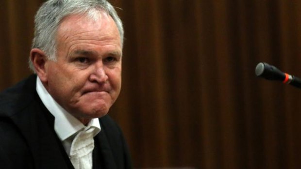 Defence lawyer Barry Roux during the trial.