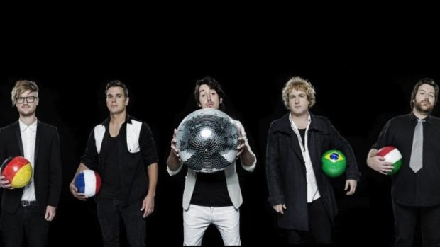 Melbourne band Vaudeville Smash whose football-themed song 'Zinedine Zidane' has becomean unlikely viral hit in 2014. 