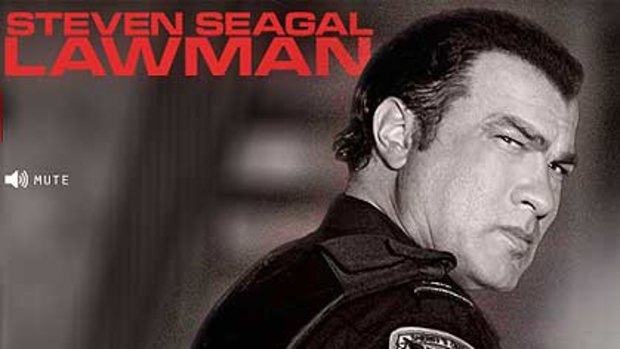 Off duty ... Seagal's reality show part as a sheriff hangs in the balance.