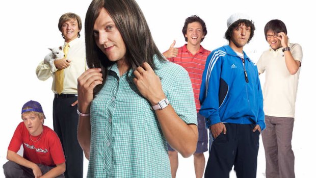 One of Chris Lilley's most popular characters, Ja'mie (centre), has her own controversial show.